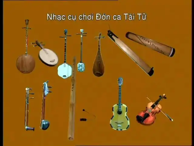 nhạc cụ đờn ca tài tử Nam Bộ